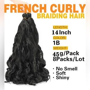Ayana French Curly Braiding Hair